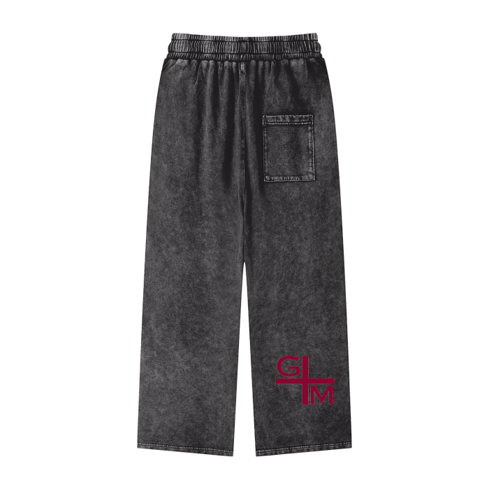 Merci ‘Acid Wash Straight Leg Pants